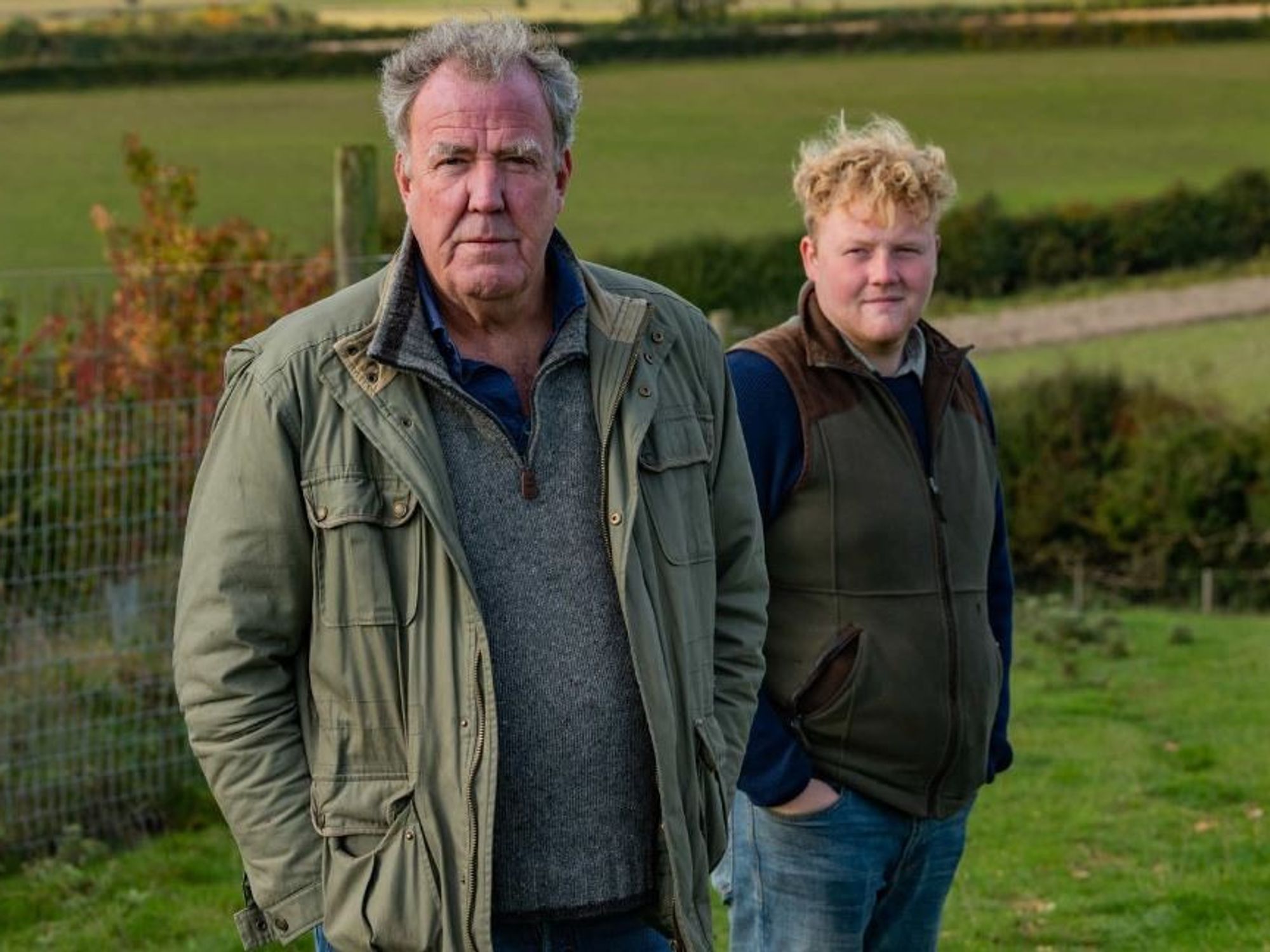 Jeremy Clarkson and Kaleb Cooper