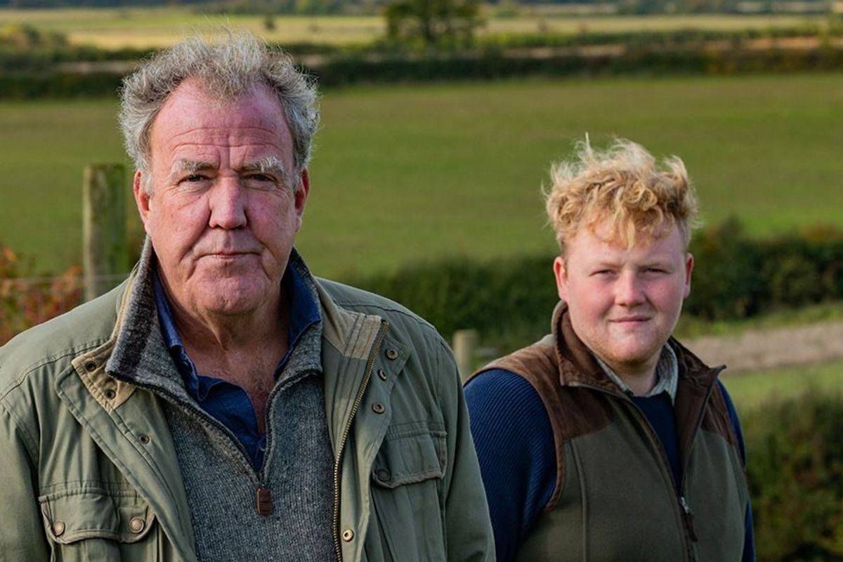 Jeremy Clarkson and Kaleb Cooper
