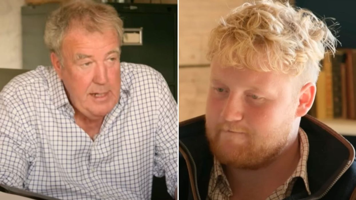 Jeremy Clarkson and Kaleb Cooper