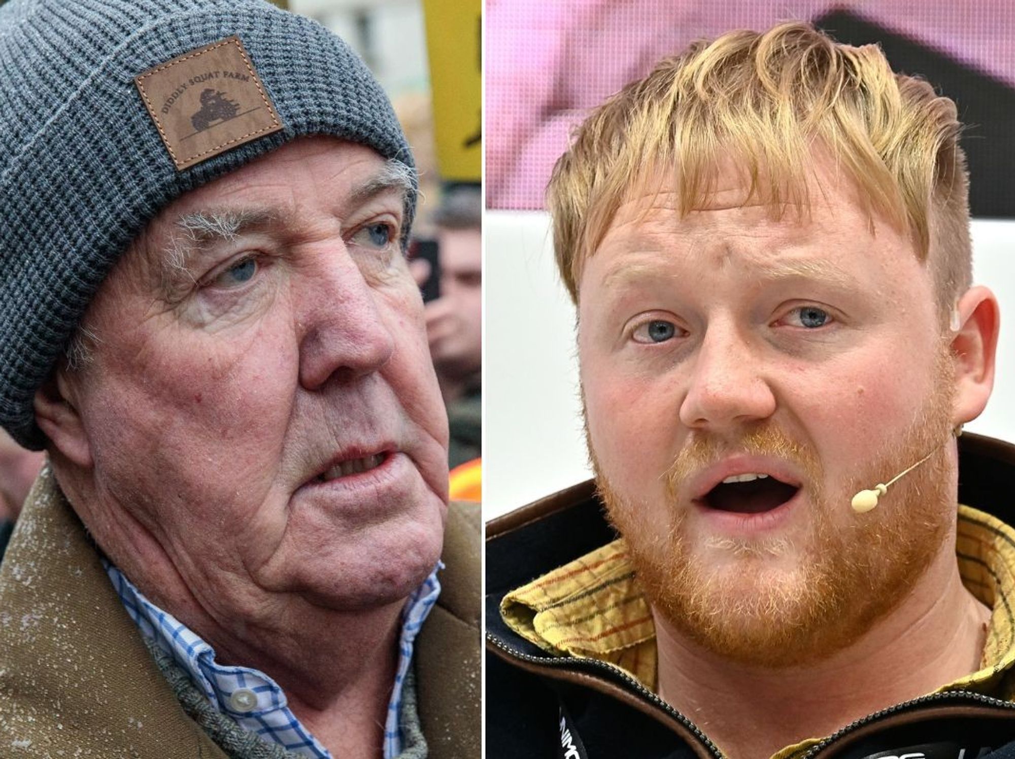 Jeremy Clarkson and Kaleb Cooper