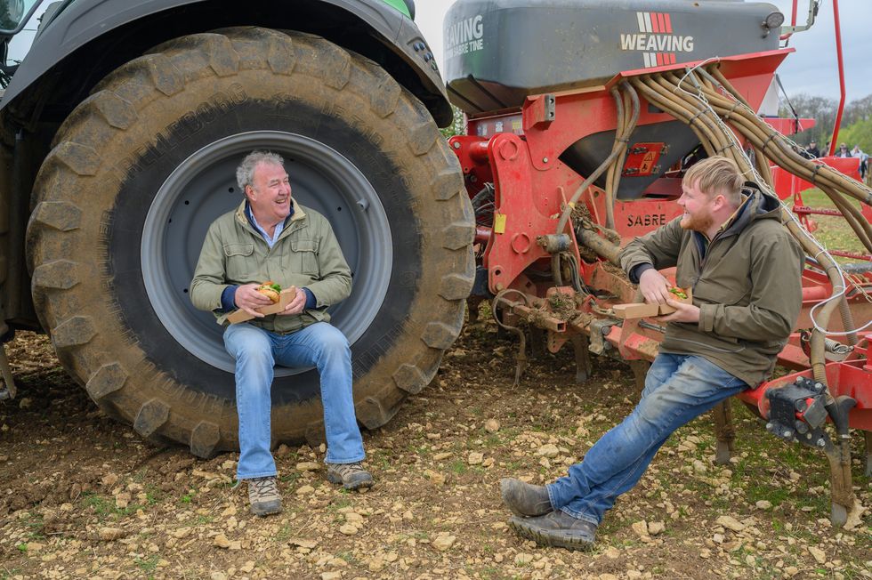 Jeremy Clarkson and Kaleb Cooper