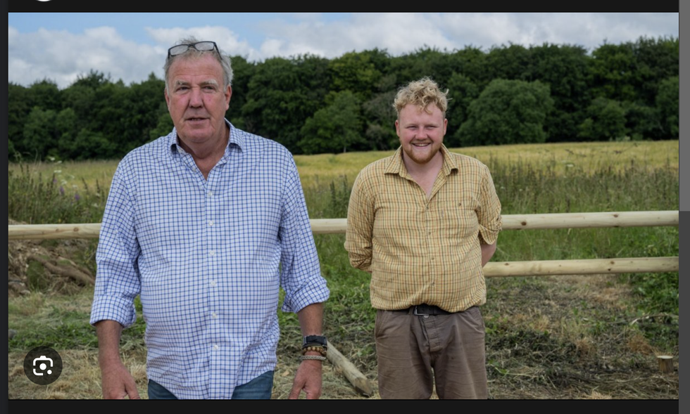Jeremy Clarkson and Kaleb Cooper