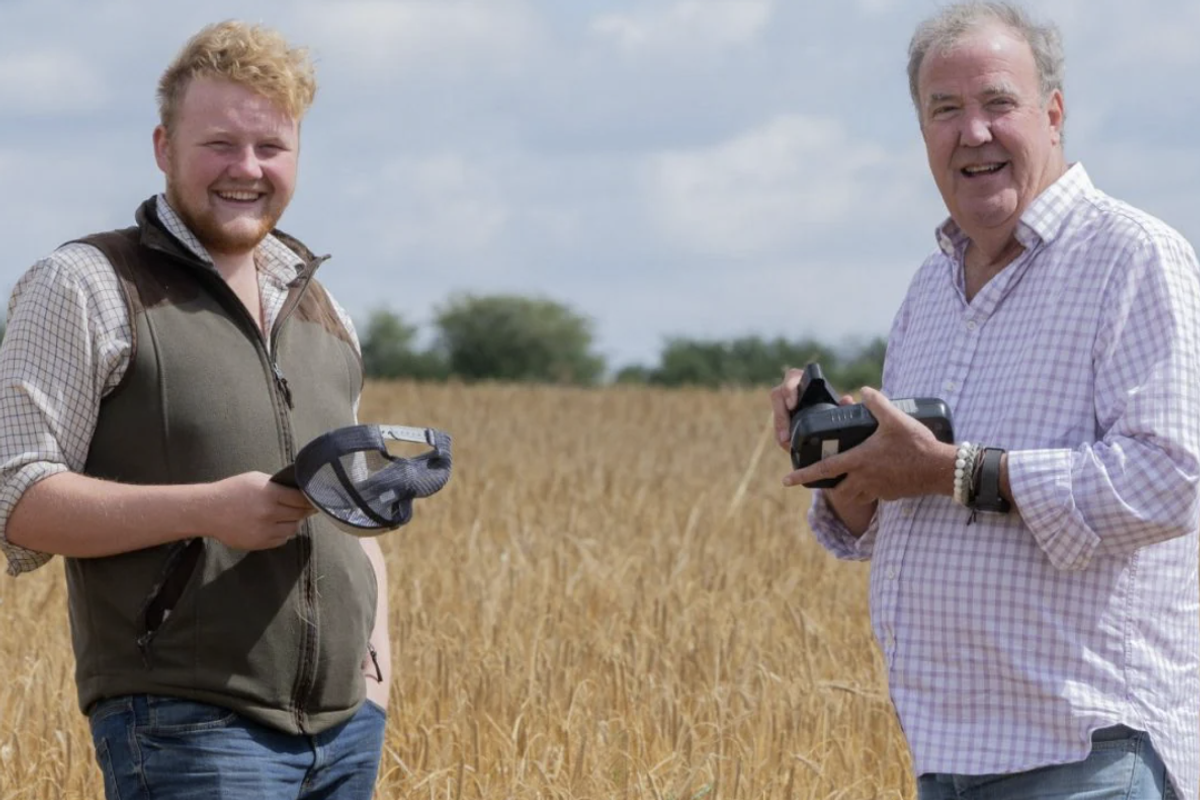 Jeremy Clarkson and Kaleb Cooper