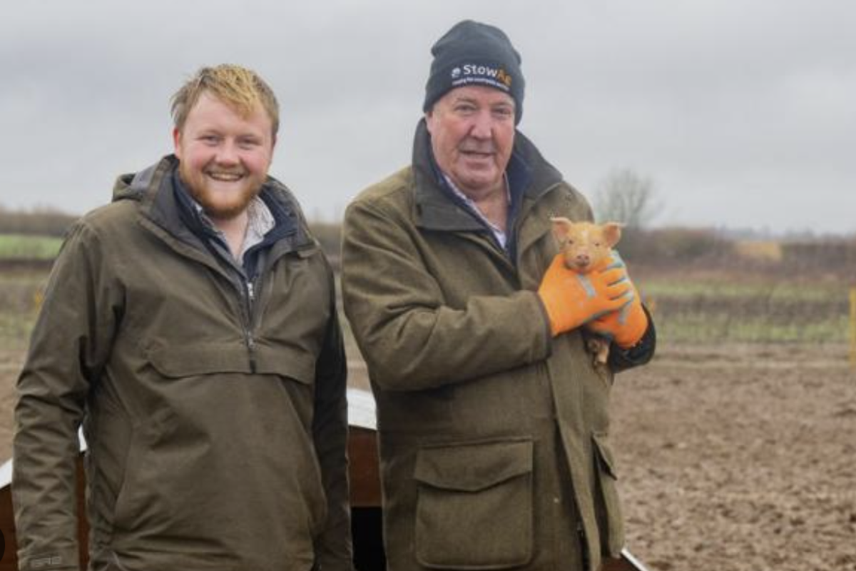 Jeremy Clarkson and Kaleb Cooper