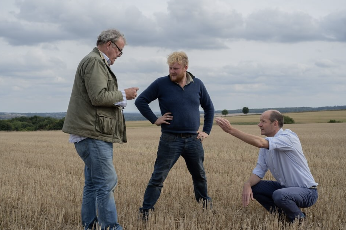 Jeremy Clarkson and Kaleb Cooper