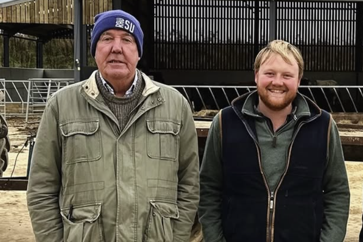 Jeremy Clarkson and Kaleb Cooper