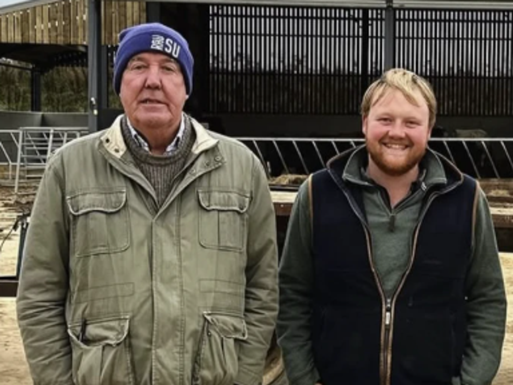 Jeremy Clarkson and Kaleb Cooper