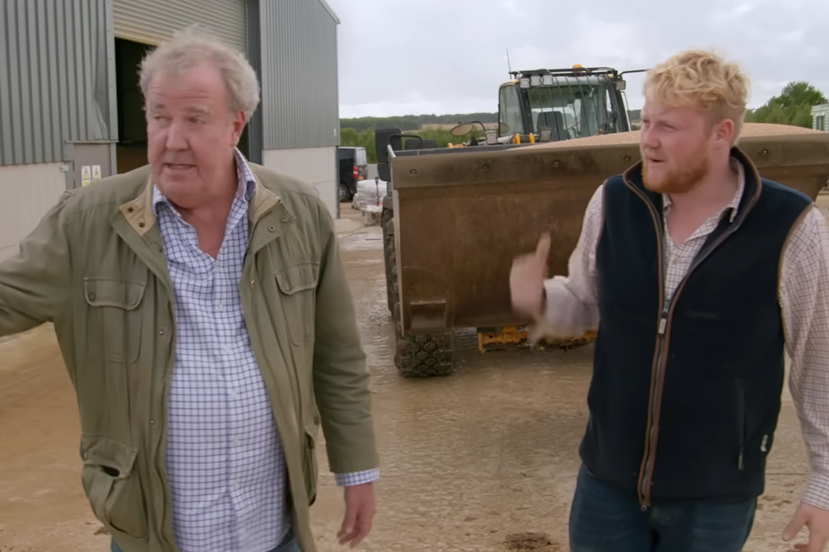 Jeremy Clarkson and Kaleb Cooper
