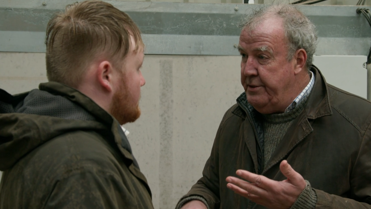 Jeremy Clarkson and Kaleb Cooper