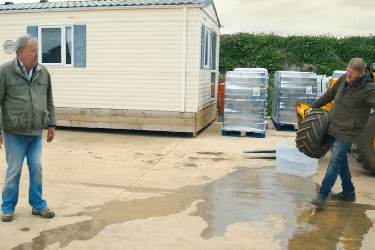 Jeremy Clarkson and Kaleb Cooper