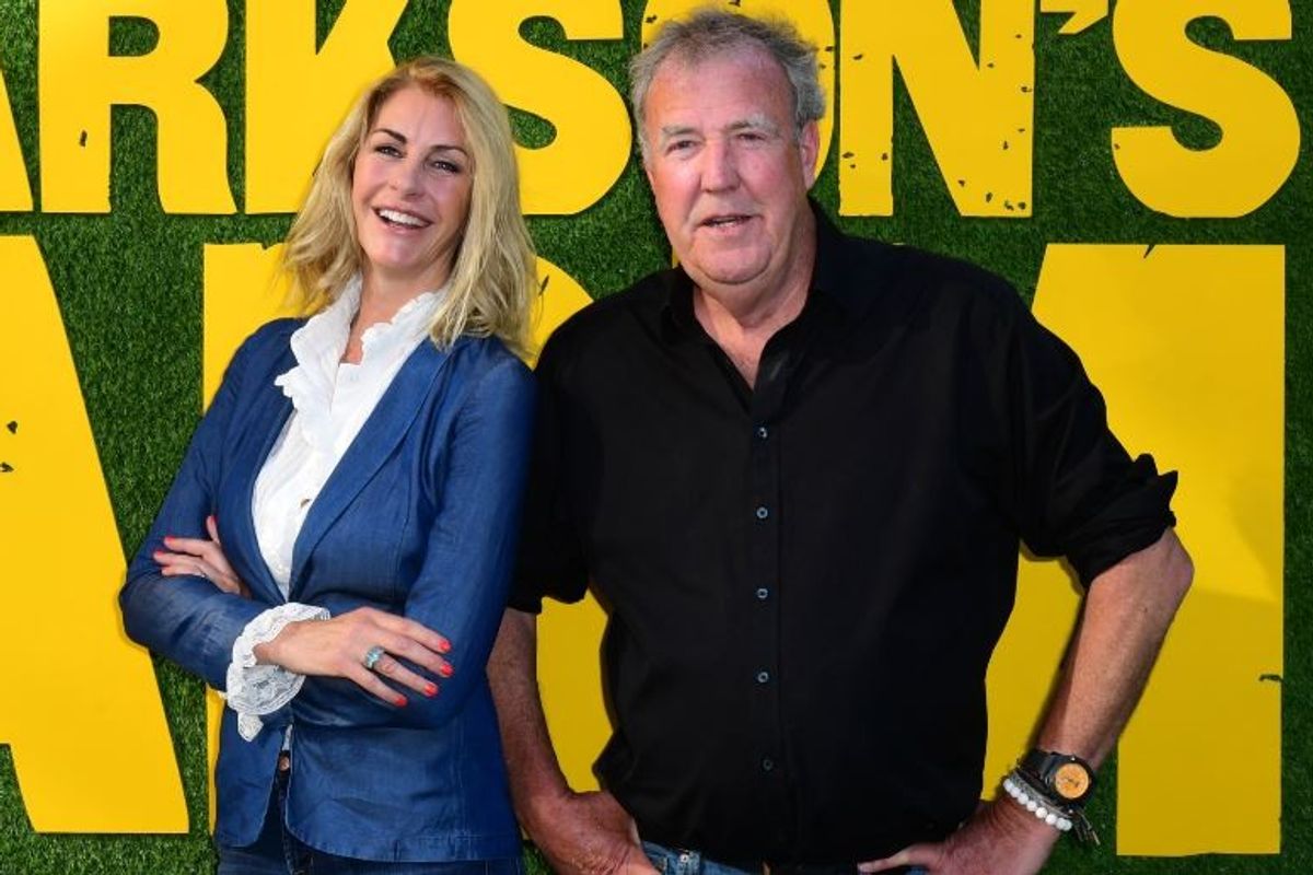 Jeremy Clarkson and Lisa Hogan 