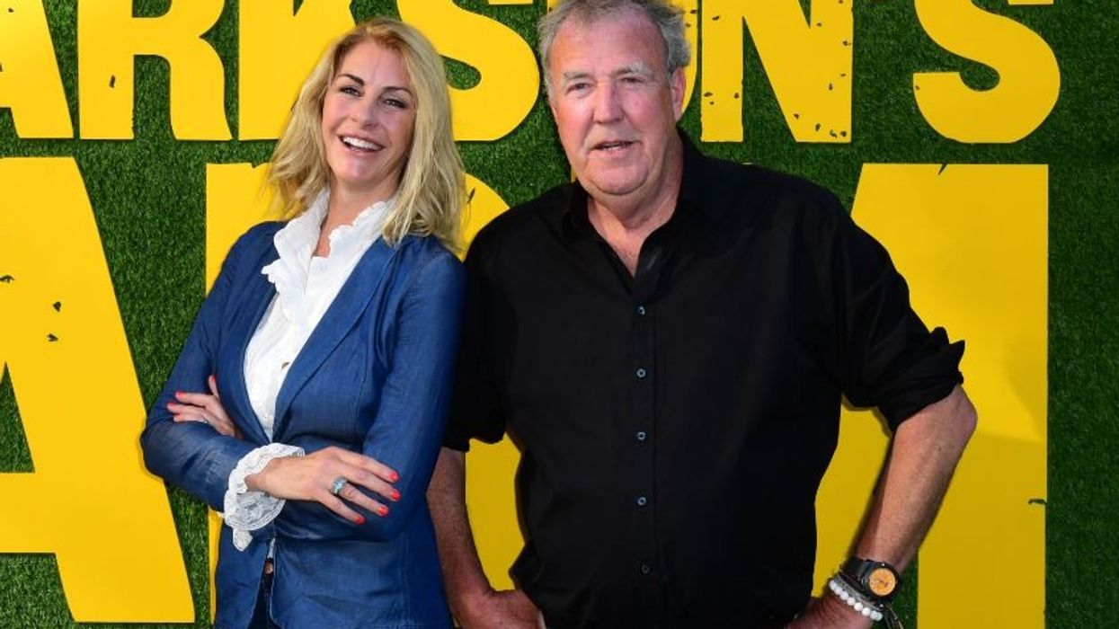 Jeremy Clarkson and Lisa Hogan
