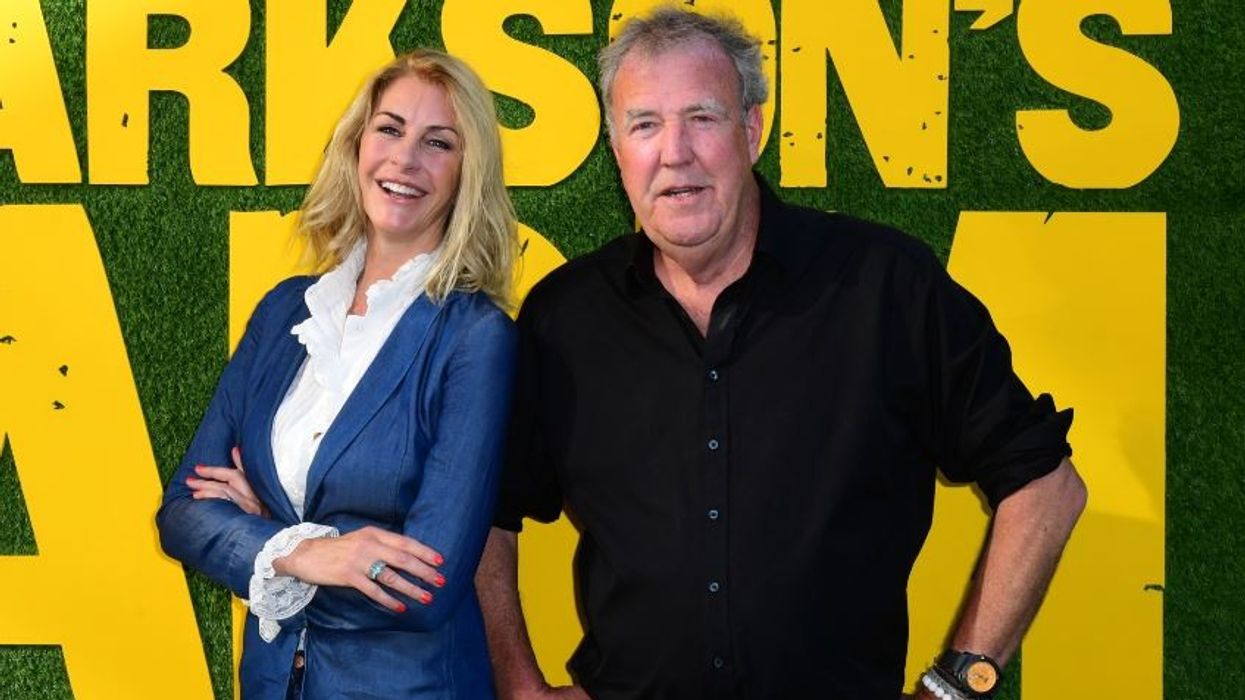 Jeremy Clarkson and Lisa Hogan