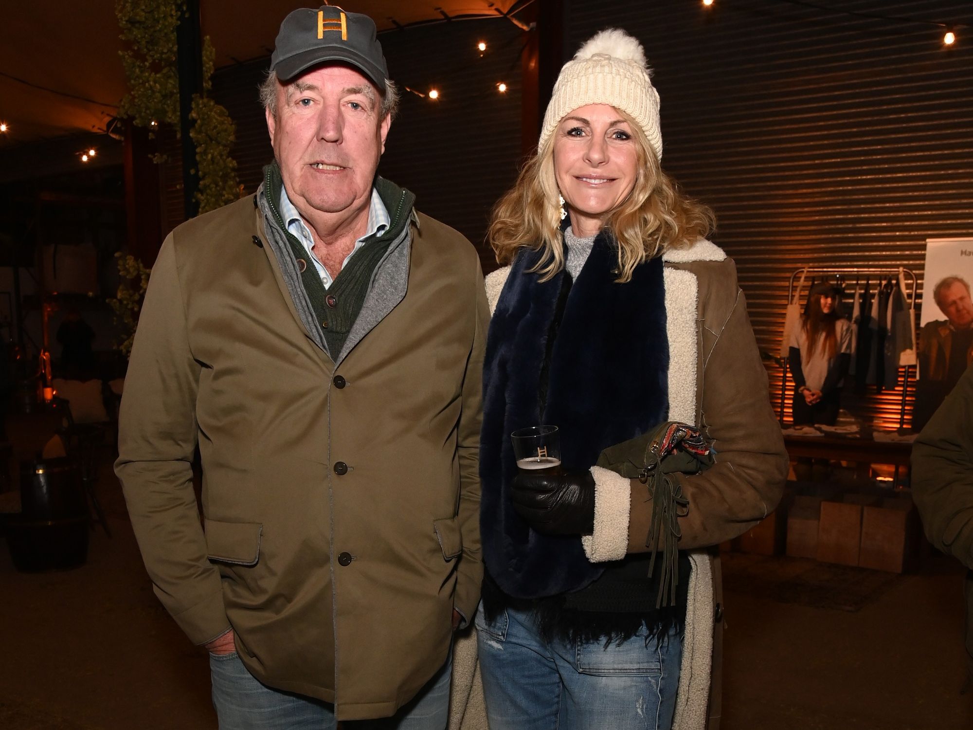 Jeremy Clarkson and Lisa Hogan