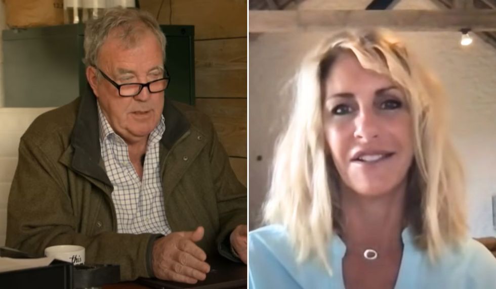 Jeremy Clarkson and Lisa Hogan