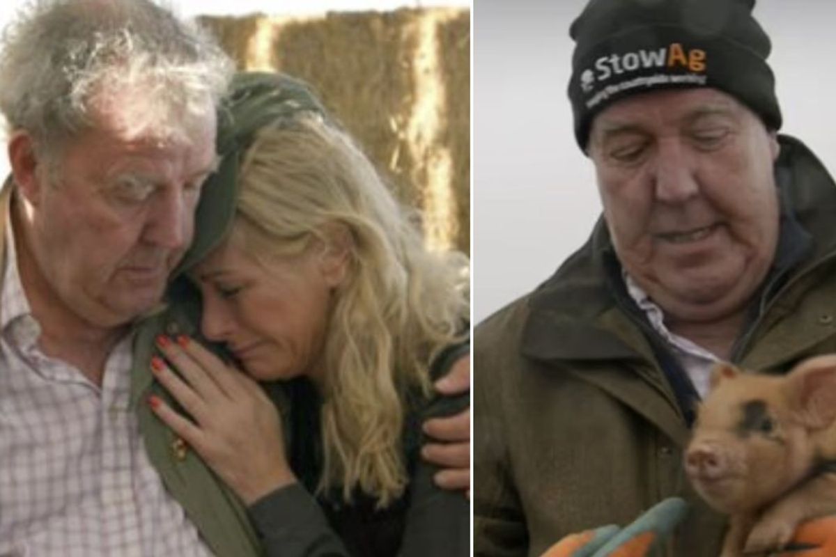 Jeremy Clarkson and Lisa Hogan
