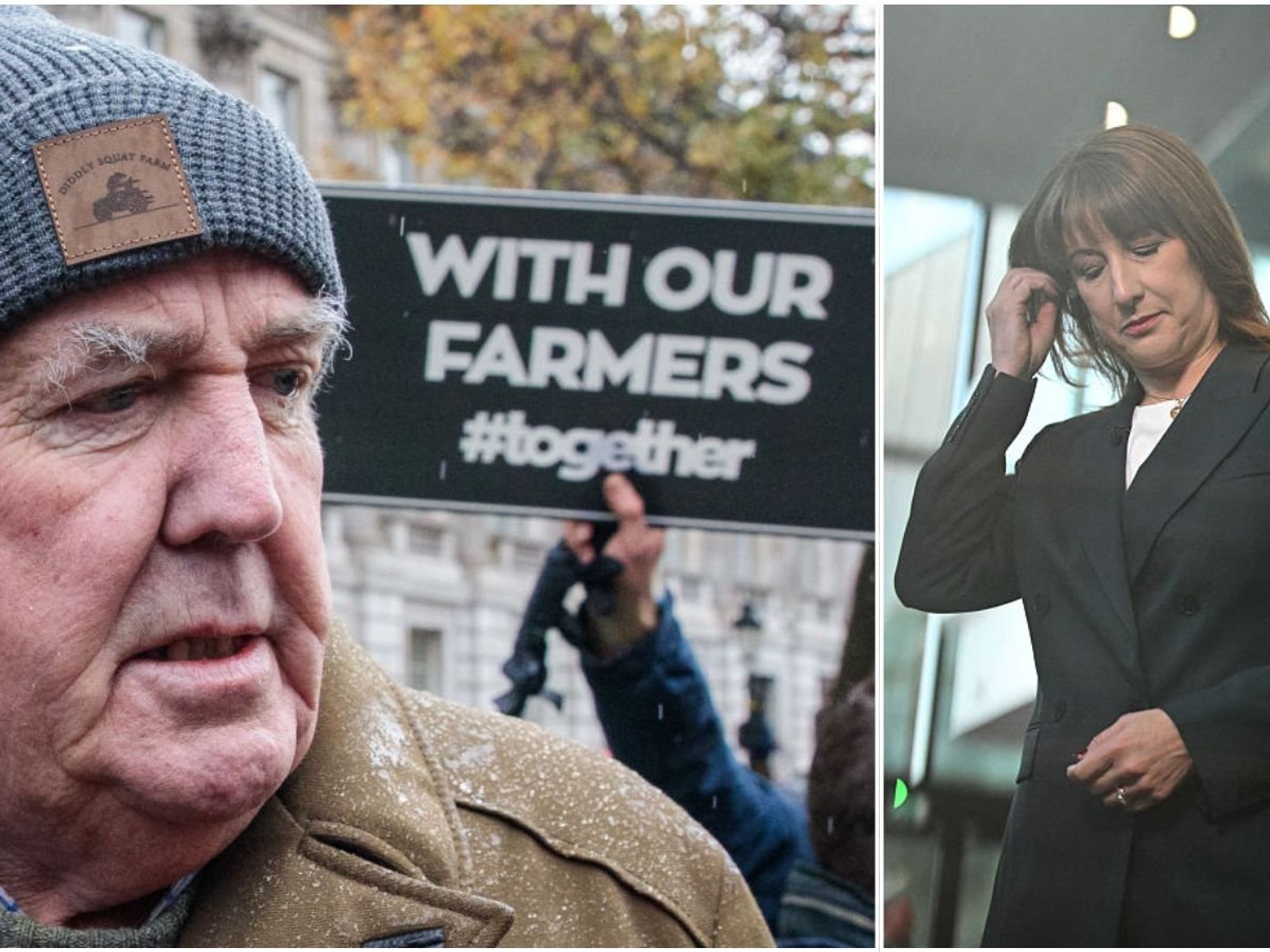 Jeremy Clarkson and Rachel Reeves