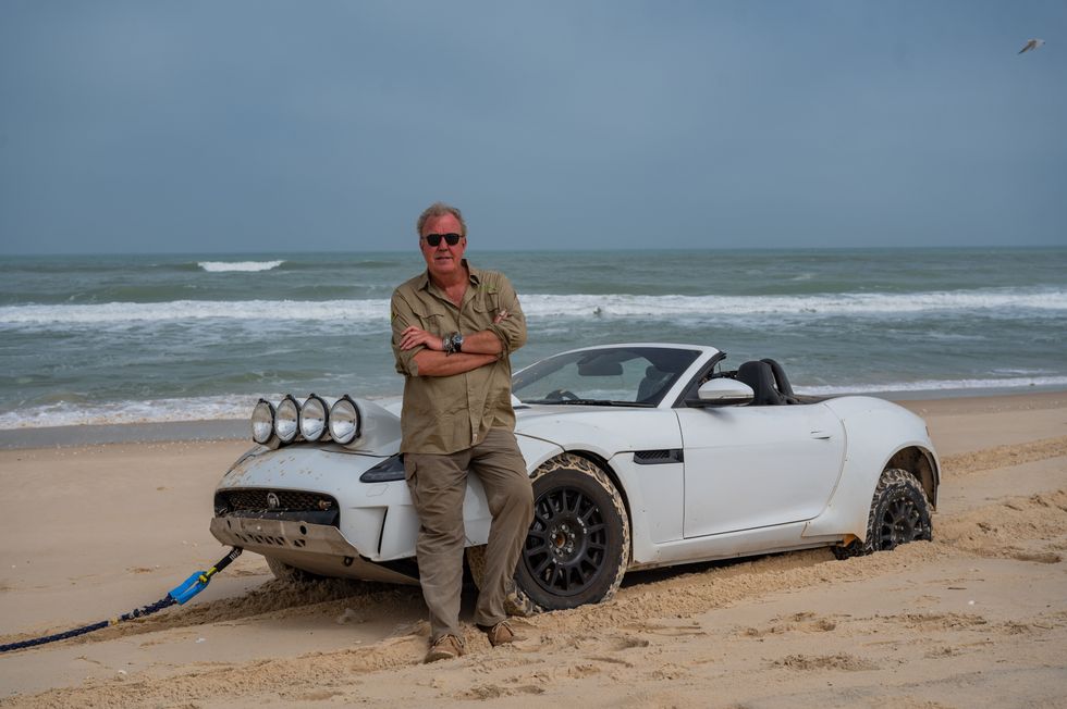 Jeremy Clarkson and the Jaguar F-Type V6 Supercharged VS