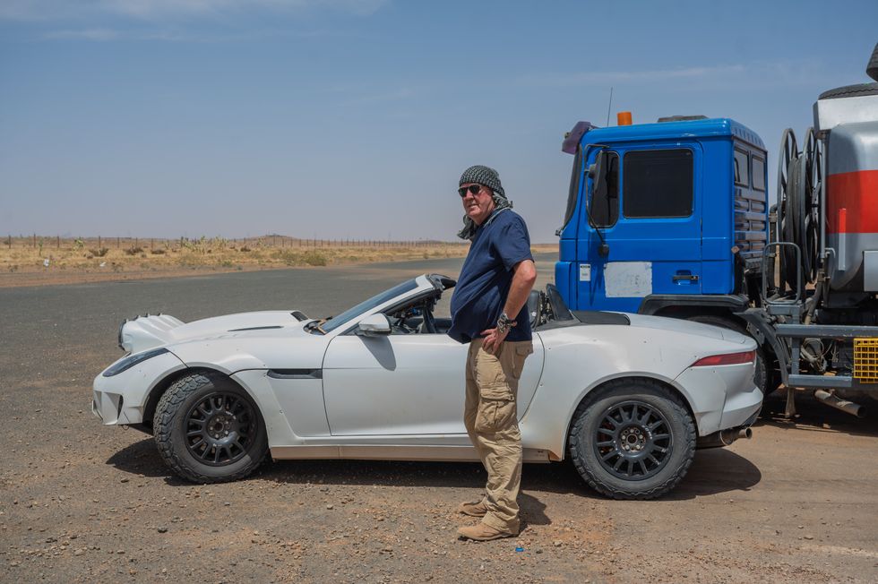 Jeremy Clarkson and the Jaguar F-Type V6 Supercharged VS