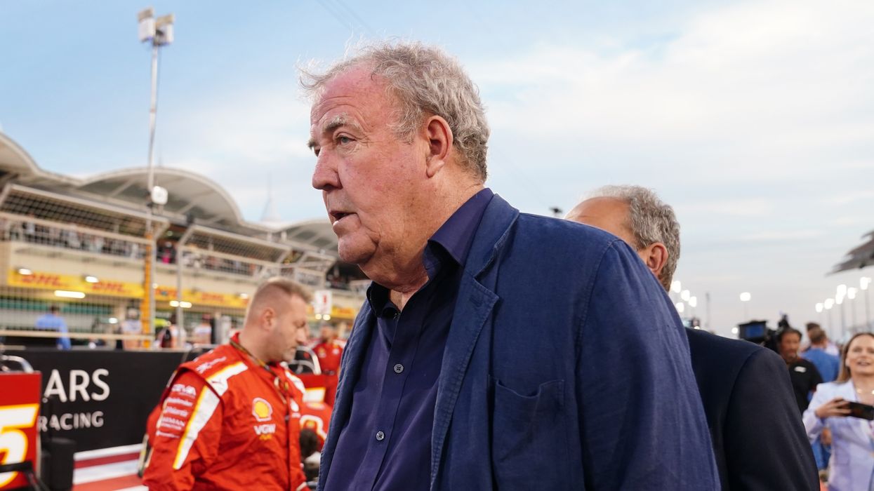 Jeremy Clarkson before the Bahrain Grand Prix