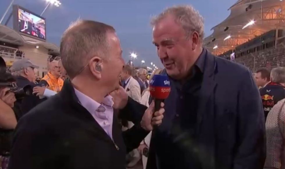 Jeremy Clarkson had a long chat with Martin Brundle