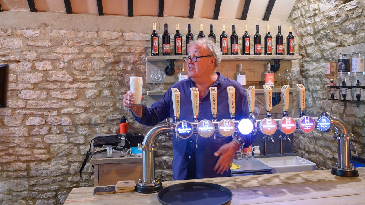 Jeremy Clarkson in his pub