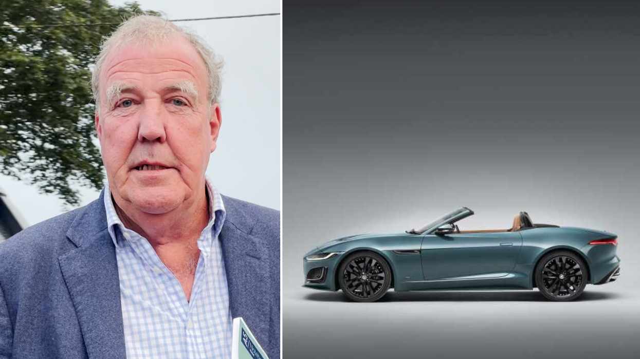 Jeremy Clarkson/ jaguar car
