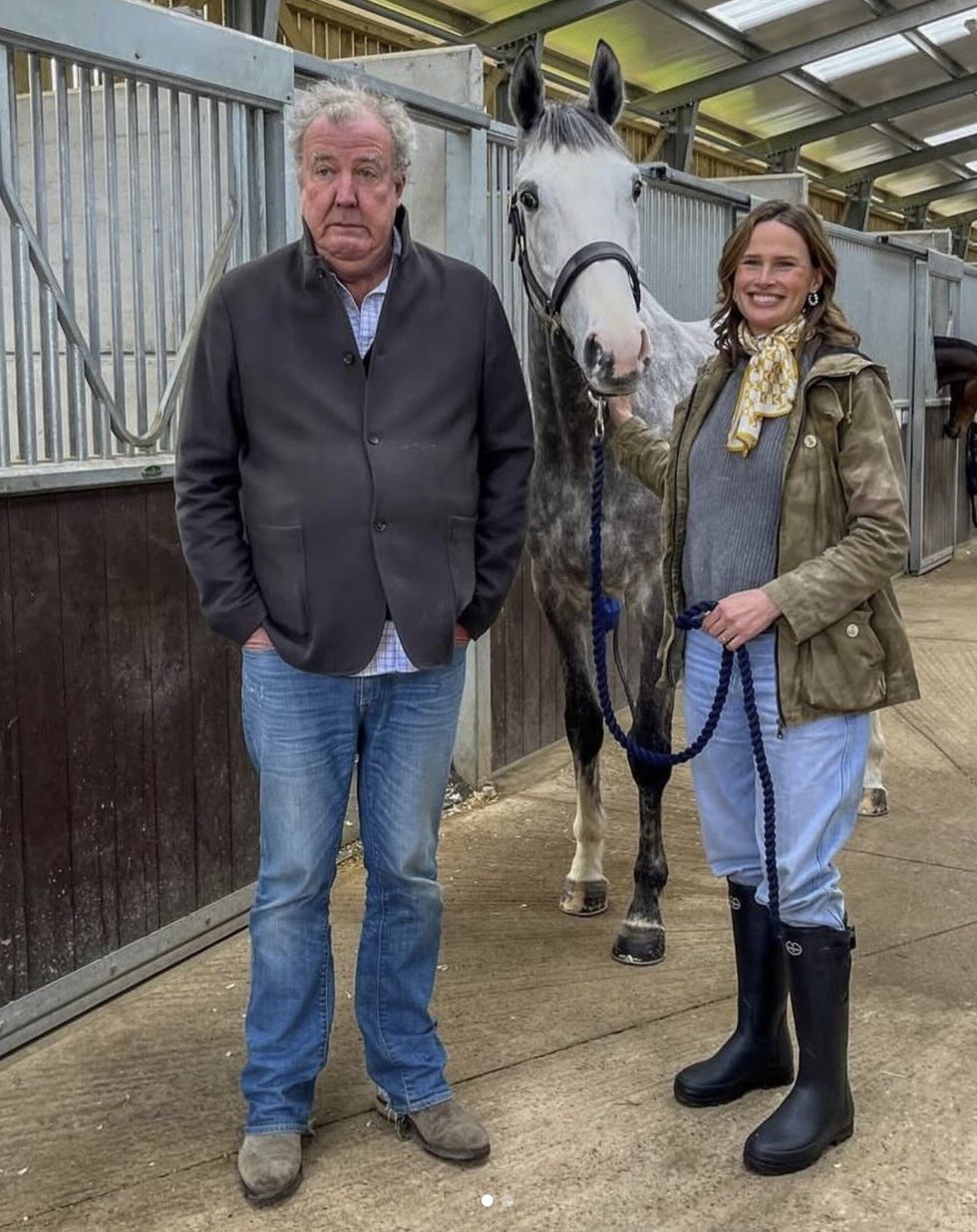 Jeremy Clarkson revealed he will be celebrating after his horse won