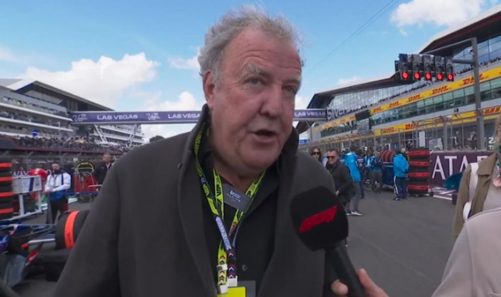 Jeremy Clarkson wants to see Lewis Hamilton take advantage of the weather