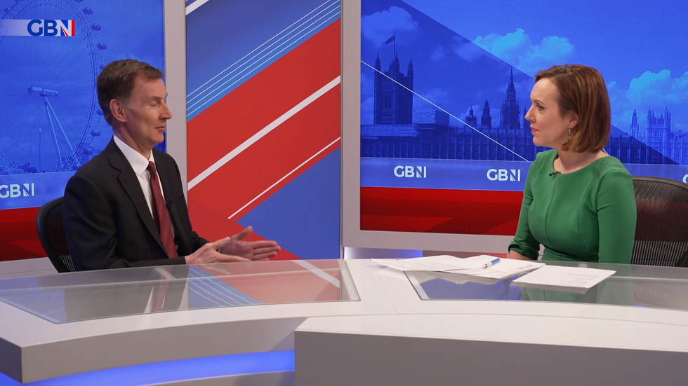 Jeremy Hunt and Camilla Tominey