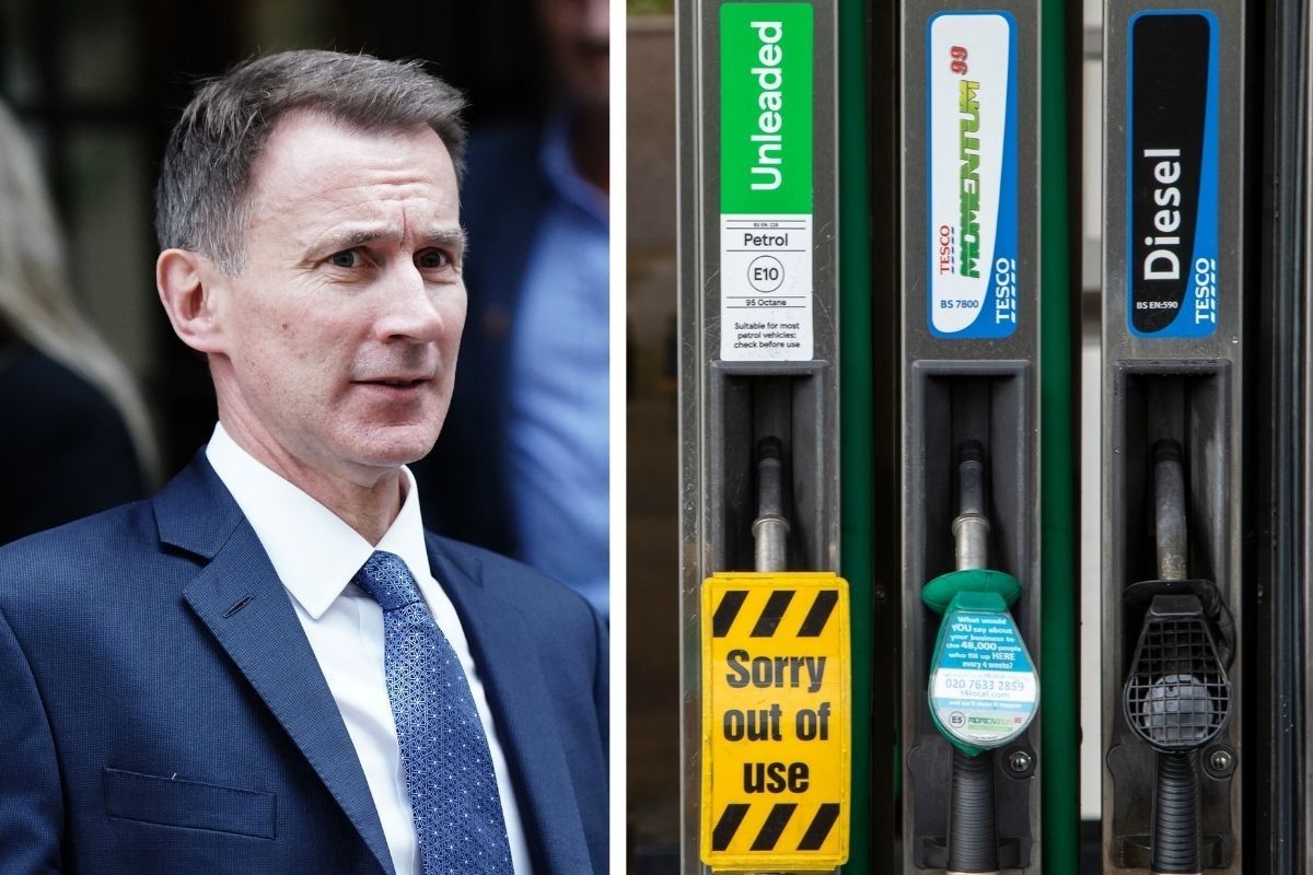 Jeremy Hunt and fuel pumps 
