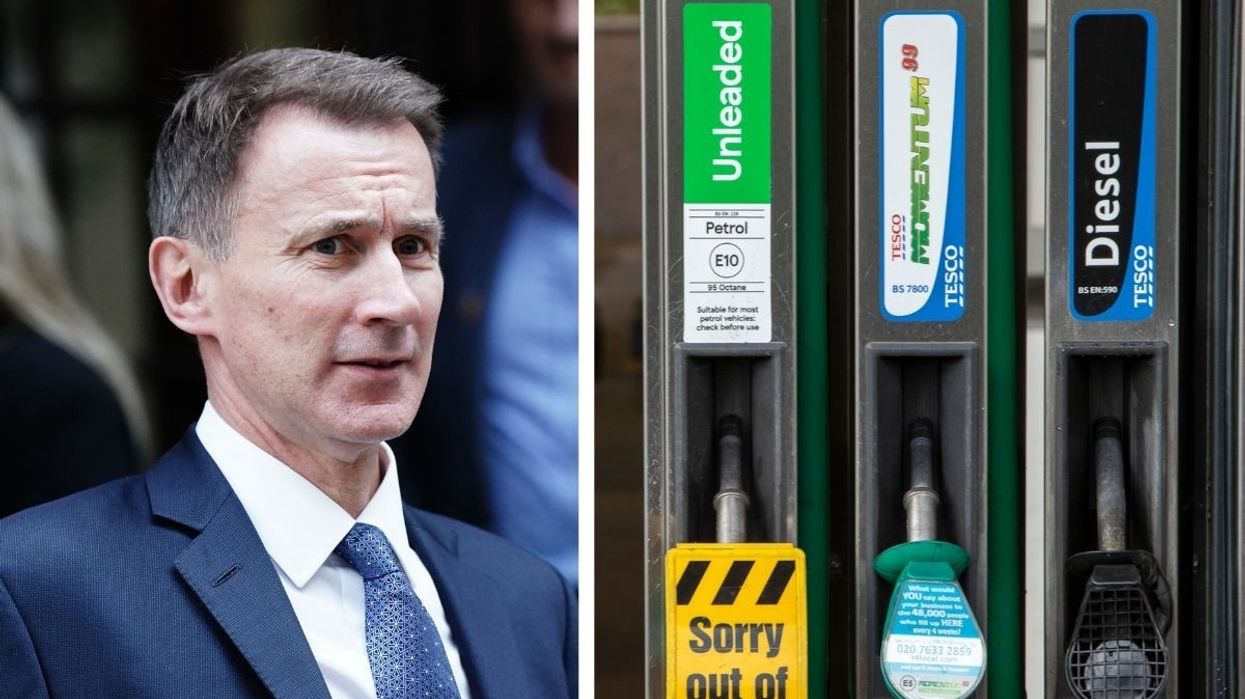 Jeremy Hunt and fuel pumps