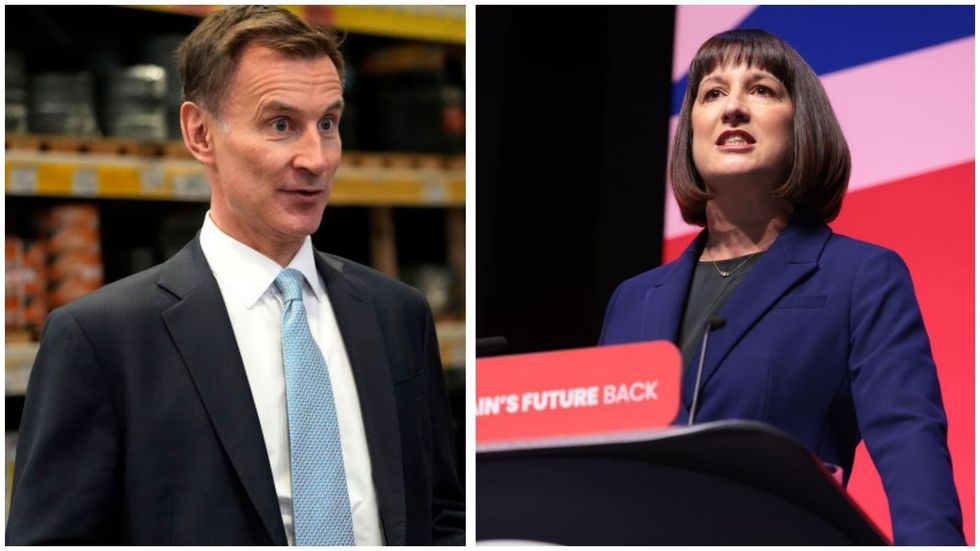 Jeremy Hunt and Rachel Reeves