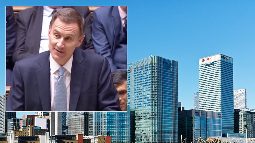 Jeremy Hunt/Canary Wharf