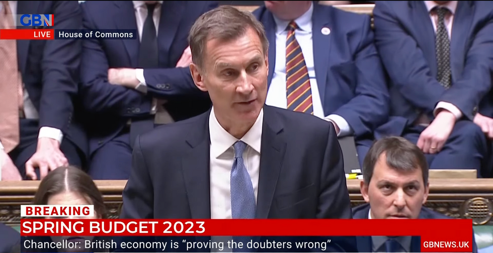 Jeremy Hunt delivers The Budget