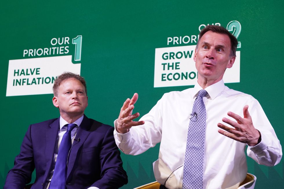 Jeremy Hunt giving a speech