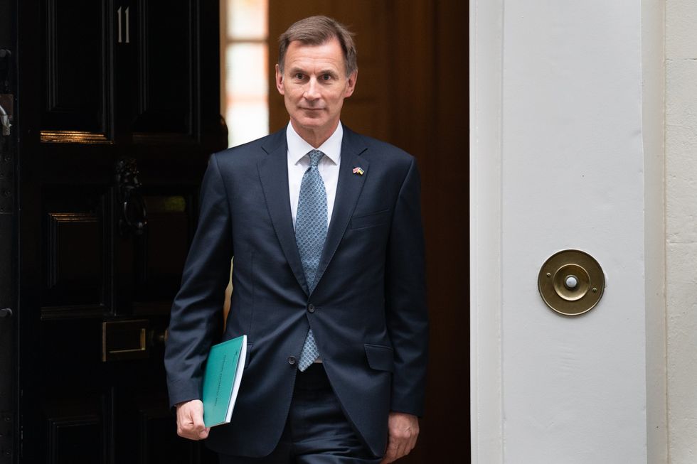 Jeremy Hunt in Downing Street