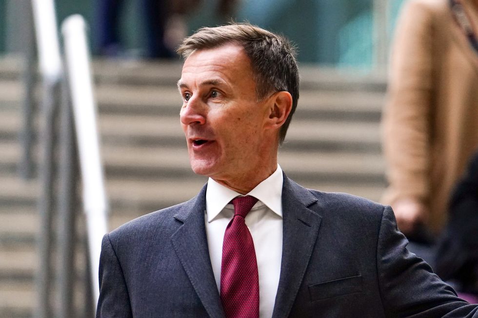 Jeremy Hunt is the Chancellor of the Exchequer