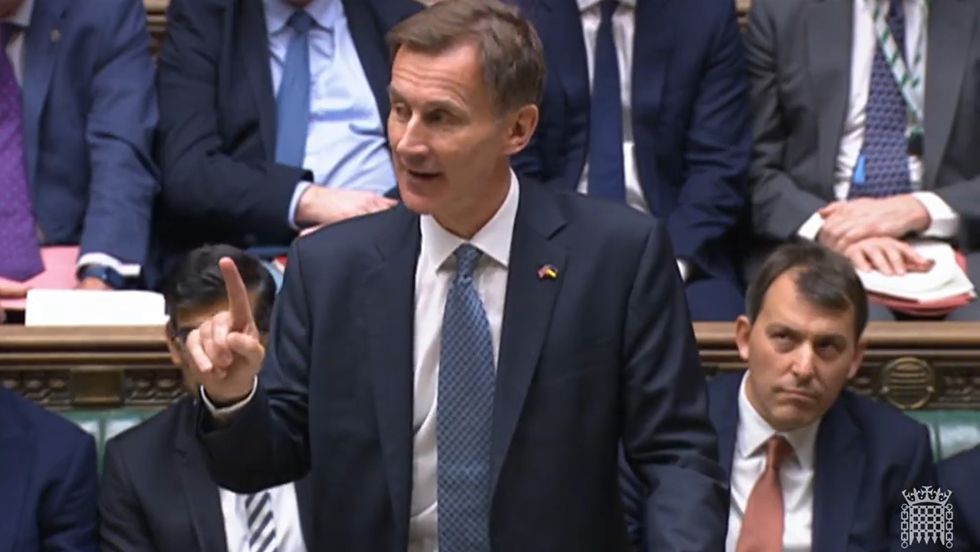 Jeremy Hunt is under pressure from some Tory MPs to cut tax