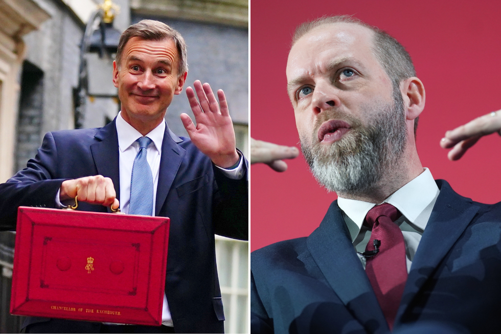 Jeremy Hunt (left) and Jonathan Reynolds (right)