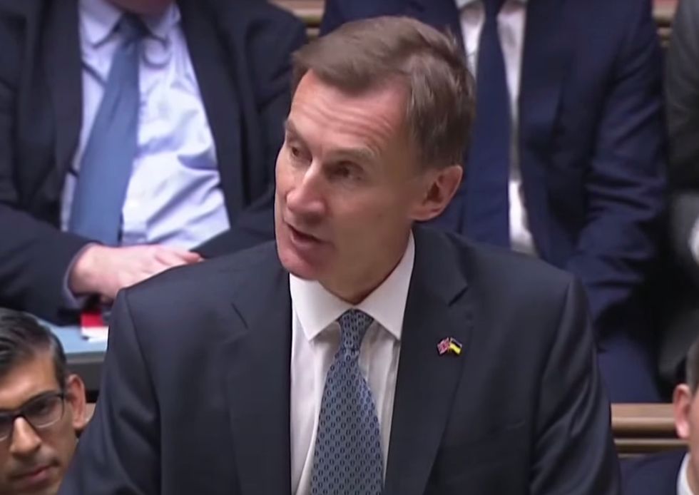 Jeremy Hunt outlined a raft of spending cuts.