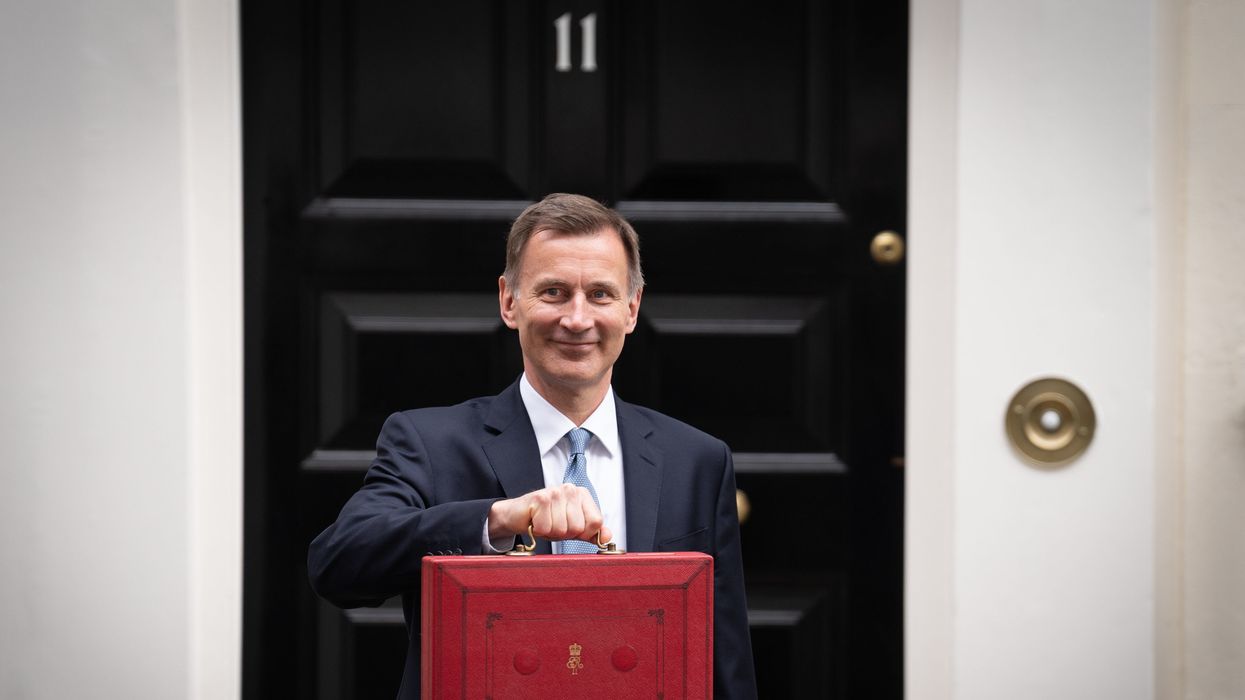 Jeremy Hunt outside Downing Street