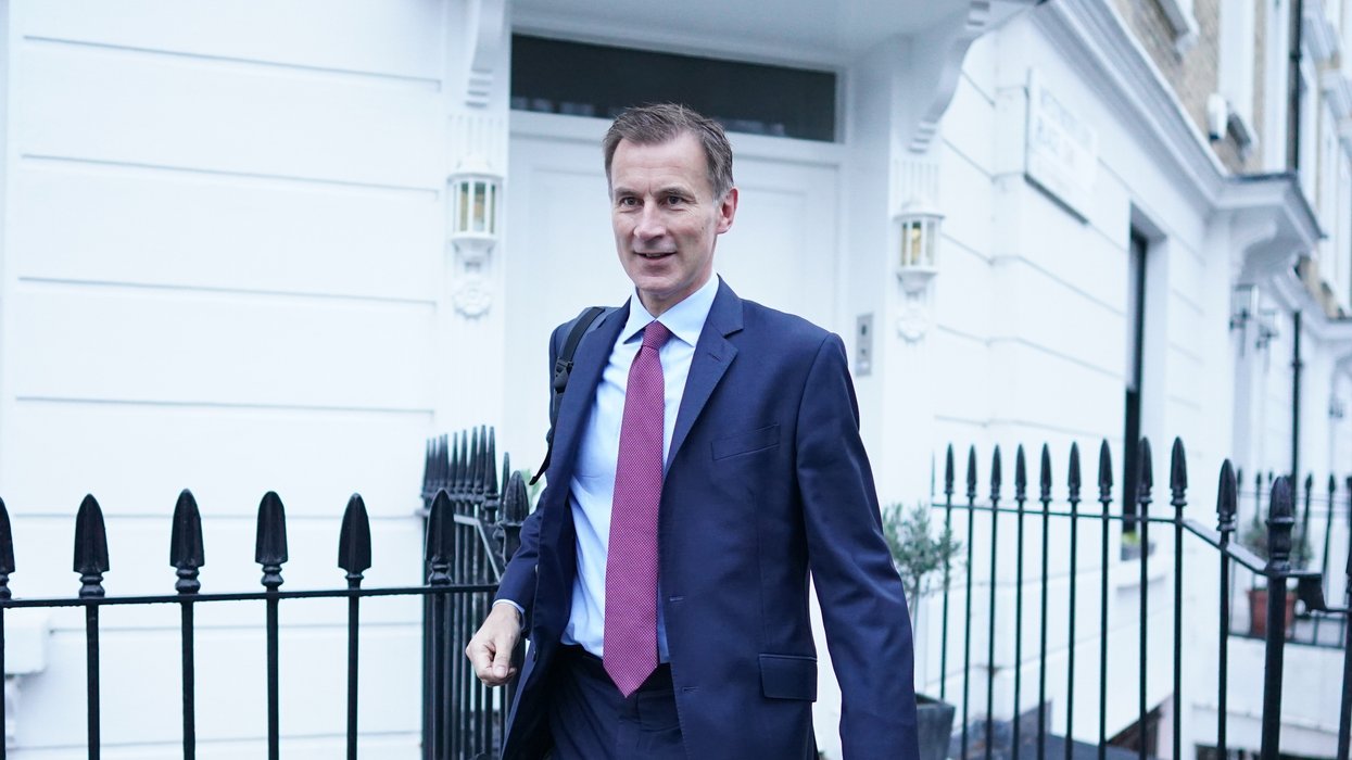 Jeremy Hunt walking