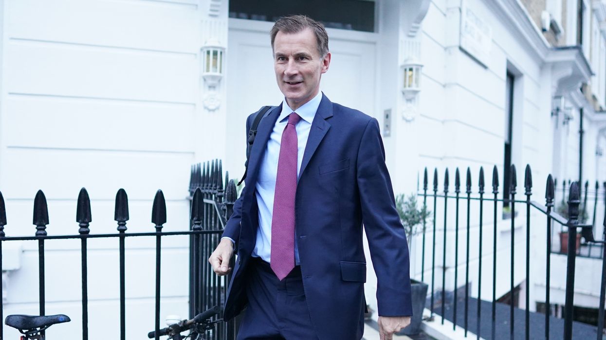 Jeremy Hunt walking