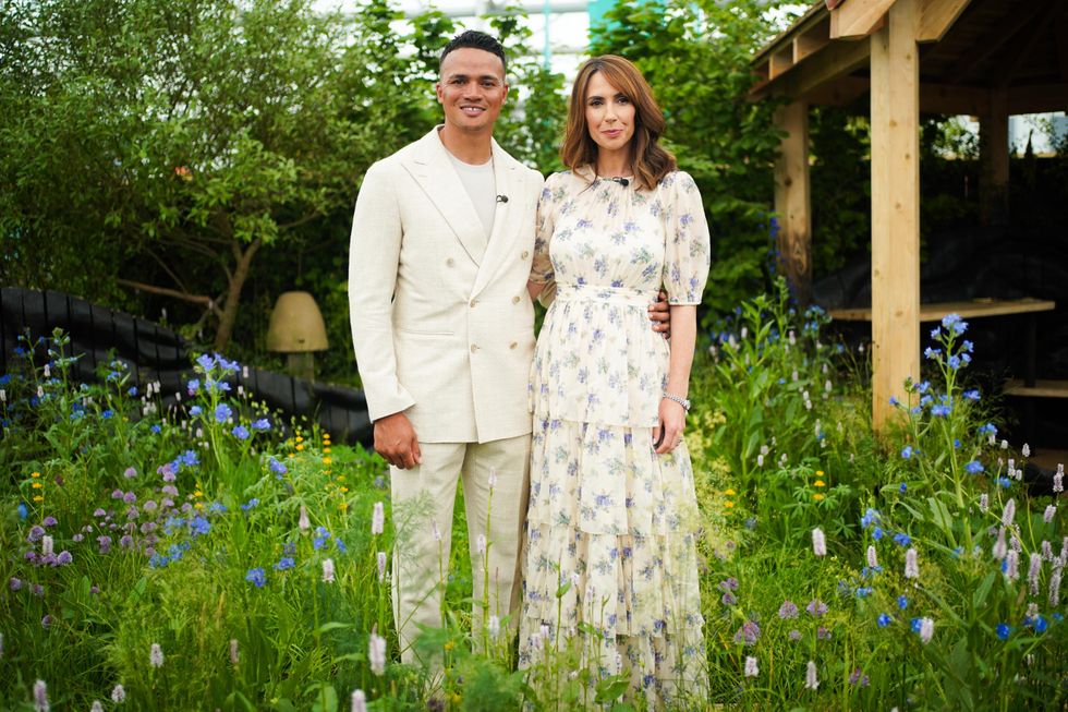 Jermaine Jenas and Alex Jones