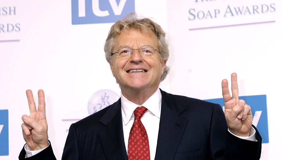 Jerry Springer at an awards ceremony