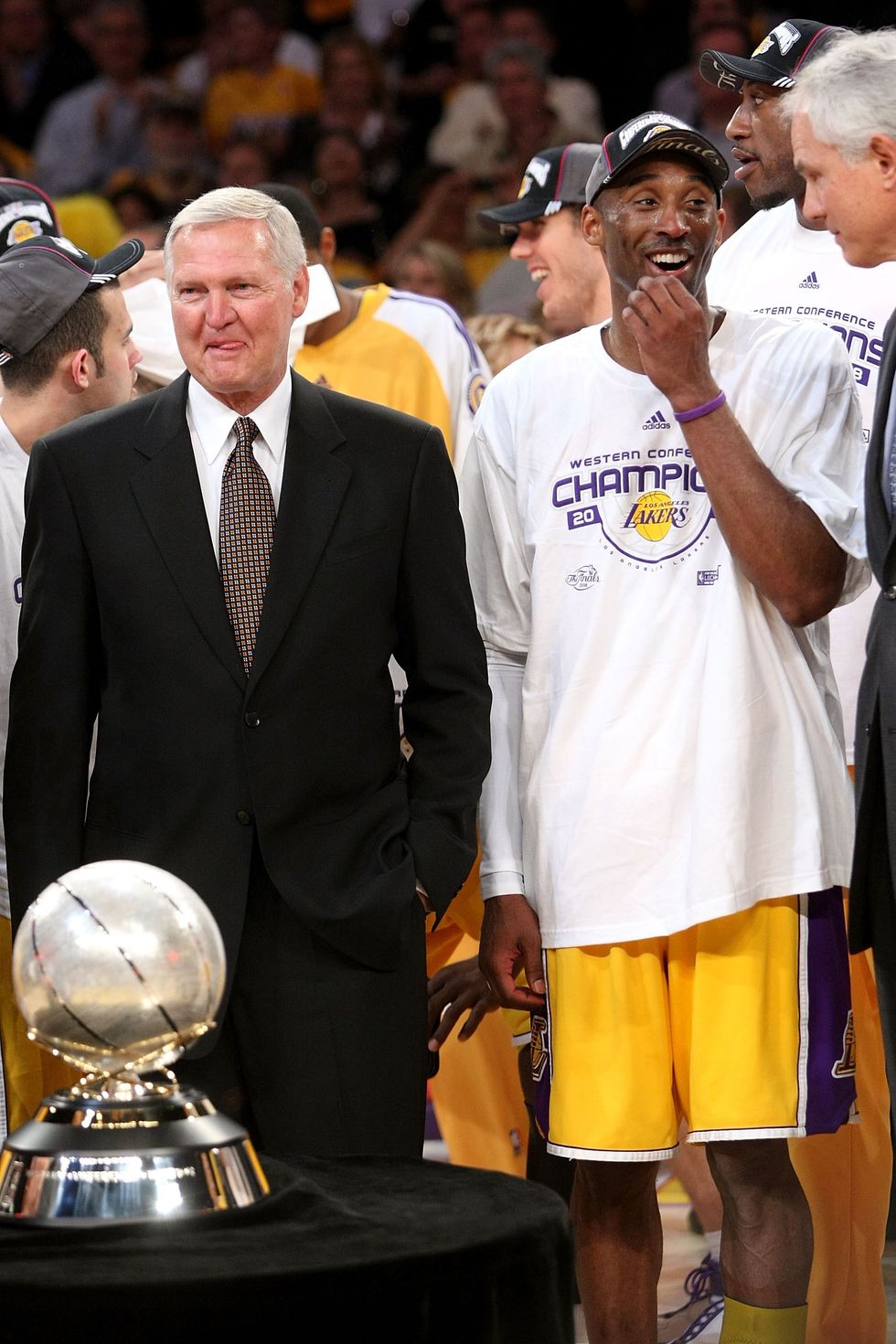 Jerry West worked in the Lakers' office for 21 years