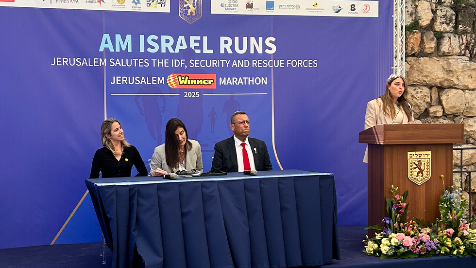 Jerusalem Marathon press conference