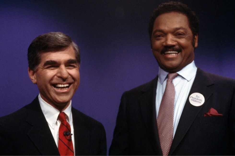 Jesse Jackson missed out on the Democratic nomination in 1988 to Michael Dukakis