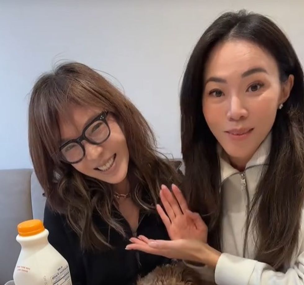 Jessica Lee and her 73-year-old mum